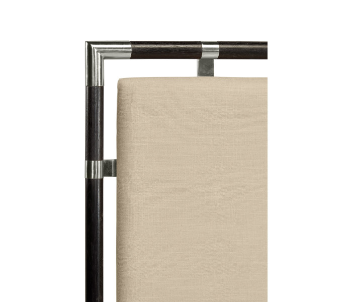 Campaign Style Ebonised Oak Cali King Bed