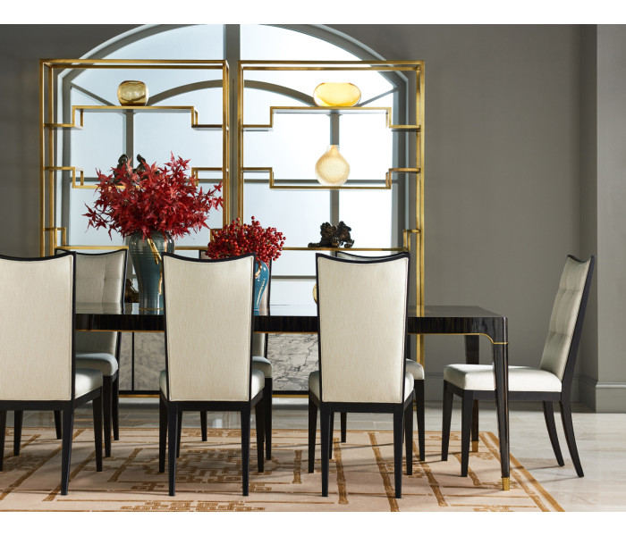 Fusion Rectangular Macassar Dining Table 108
