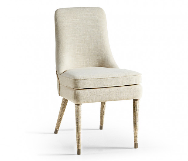 Shoal Linen & Grasscloth Side Chair