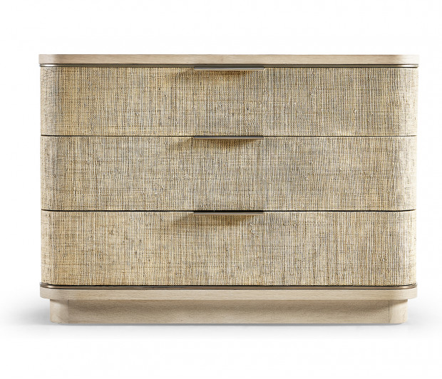 Seiche Large Grasscloth Nightstand