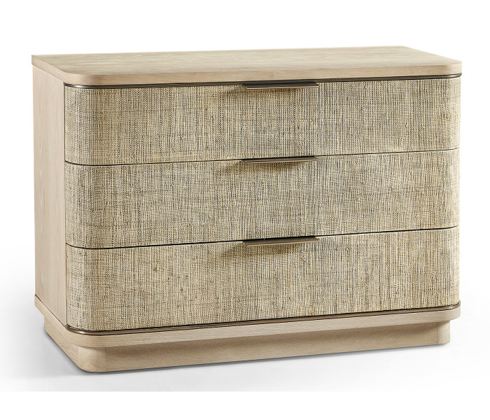 Seiche Large Grasscloth Nightstand