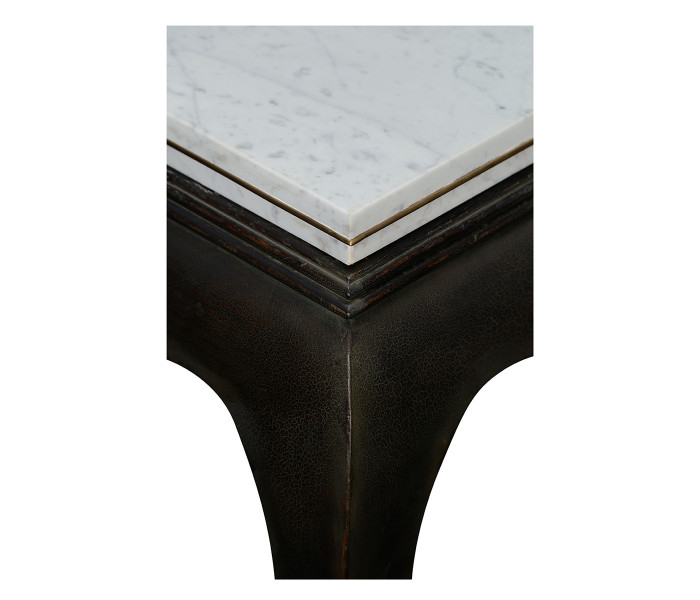 Eden Ebonised Distressed Oak Table