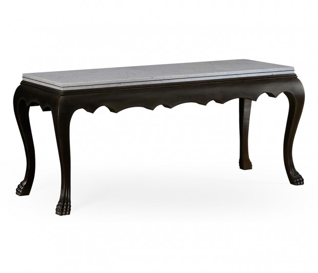 Eden Ebonised Distressed Oak Table