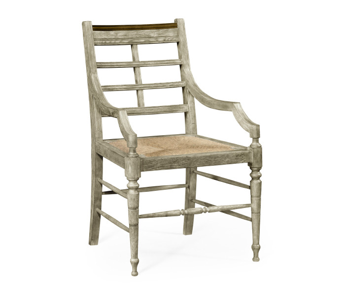 Marshfield Grey Oak Arm Chair