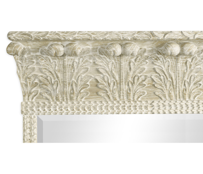 Rothesay Venetian White Oak Mirror