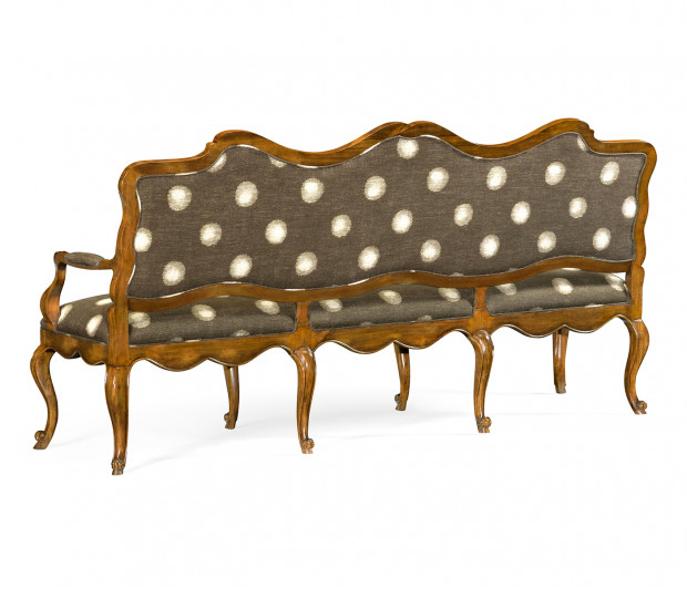 Padua Grey Fruitwood Settee