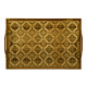 Rectangular Natural Acacia & Geometric Inlaid Tray