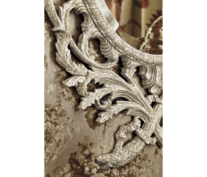 Leicester Venetian White Oak Mirror