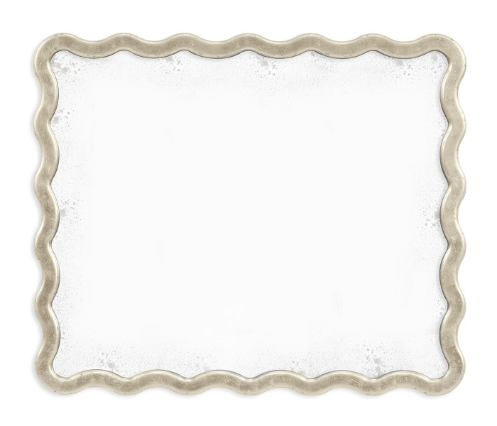 Keste Rectangular Silver Mirror