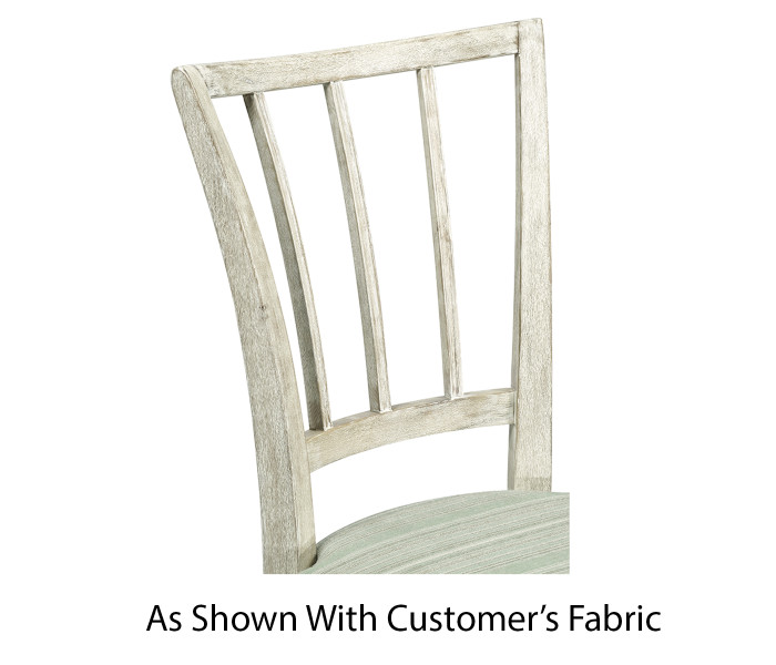 Lucillo Washed Acacia Carver Side Chair