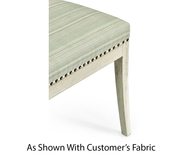 Lucillo Washed Acacia Carver Side Chair