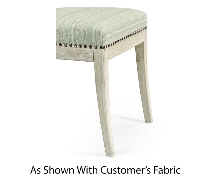 Lucillo Washed Acacia Carver Side Chair