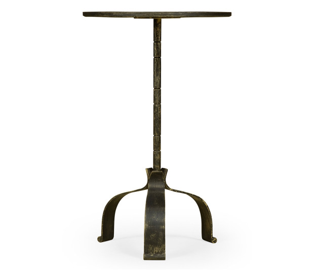 Circular Ida Antique Bronzed Cocktail Table