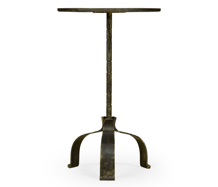 Circular Ida Antique Bronzed Cocktail Table