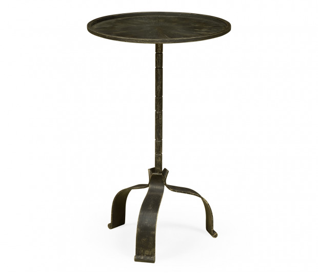 Circular Ida Antique Bronzed Cocktail Table