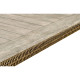 Rectangular Navajo Sand & Rattan Dining Table