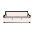 Hampton Rattan Three-Seat Sofa